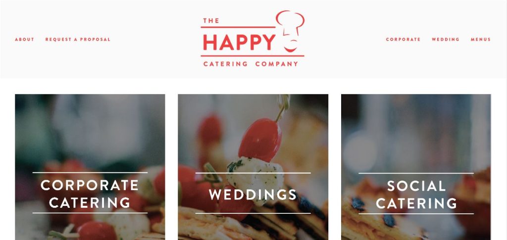 Happy Catering Website